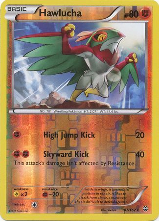 Hawlucha - 87/162 - Rare - Reverse Holo available at 401 Games Canada