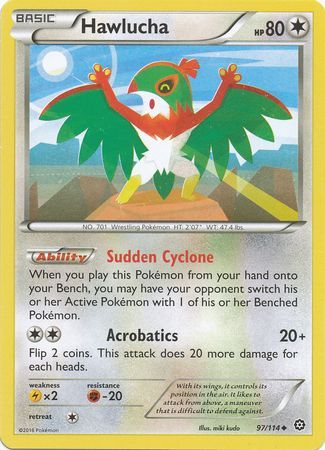 Hawlucha - 97/114 - Uncommon available at 401 Games Canada