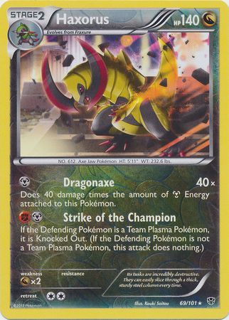 Haxorus - 69/101 - Holo Rare - Reverse Holo available at 401 Games Canada