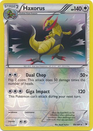 Haxorus - 88/101 - Holo Rare - Reverse Holo available at 401 Games Canada