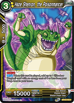 Haze Shenron, the Poisonmancer - BT10-118 - Common (FOIL) (Reprint) available at 401 Games Canada