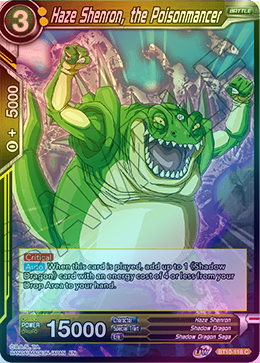 Haze Shenron, the Poisonmancer - BT10-118 - Common (FOIL) available at 401 Games Canada