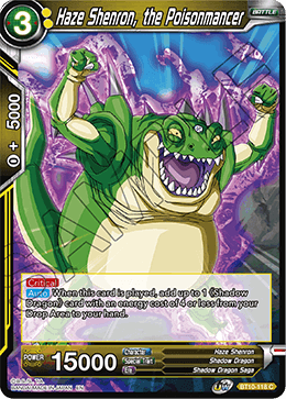 Haze Shenron, the Poisonmancer - BT10-118 - Common available at 401 Games Canada