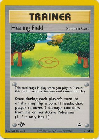 Healing Field - 61/64 - Uncommon - 1st Edition available at 401 Games Canada