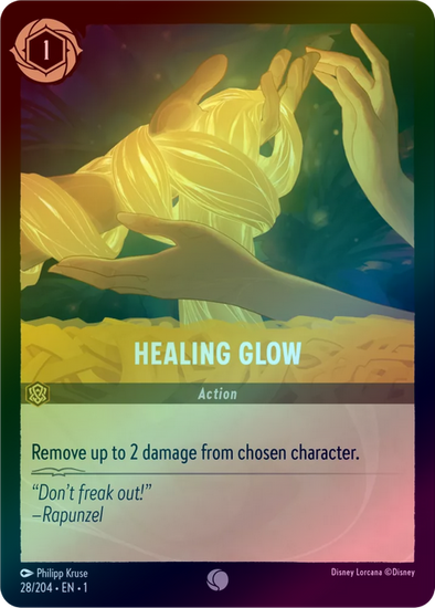 Healing Glow - 28/204 - Common (Foil) available at 401 Games Canada