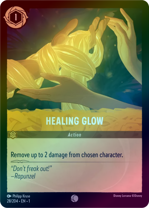 Healing Glow - 28/204 - Common (Foil) available at 401 Games Canada