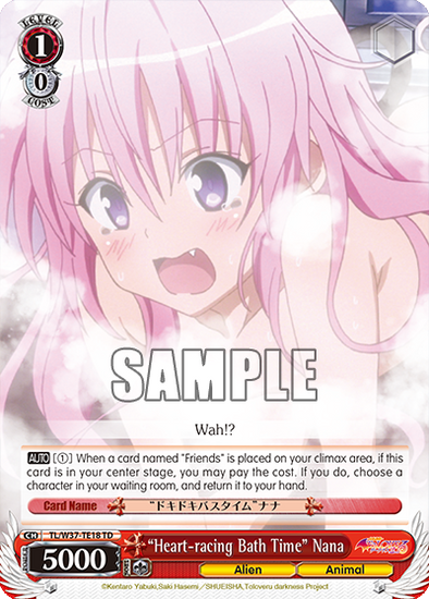 "Heart-racing Bath Time" Nana - TL/W37-TE18 - Trial Deck available at 401 Games Canada