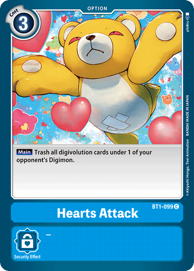 Hearts Attack - BT1-099 - Common available at 401 Games Canada