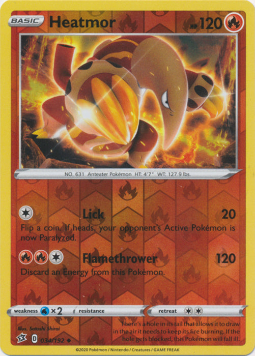 Heatmor - 034/192 - Uncommon - Reverse Holo available at 401 Games Canada