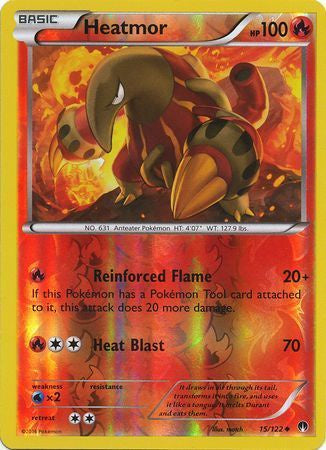 Heatmor - 15/122 - Uncommon - Reverse Holo available at 401 Games Canada