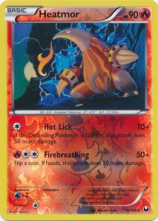 Heatmor - 19/108 - Rare - Reverse Holo available at 401 Games Canada