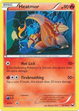 Heatmor - 19/108 - Rare available at 401 Games Canada