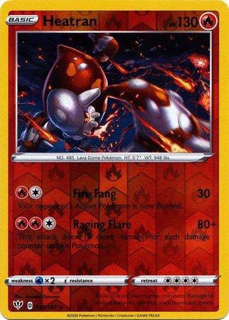 Heatran - 025/189 - Holo Rare - Reverse Holo available at 401 Games Canada