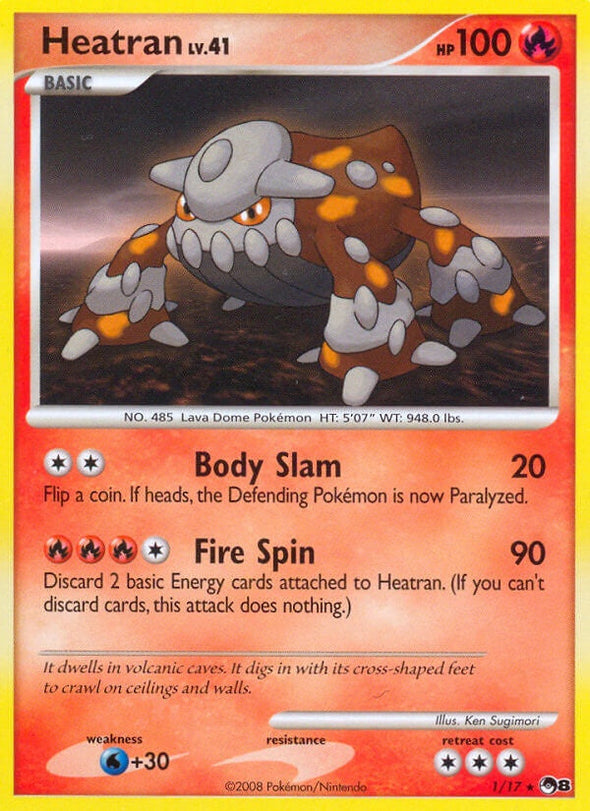 Heatran - 1/17 - Rare available at 401 Games Canada