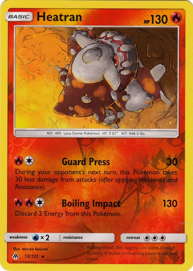 Heatran - 13/131 - Rare - Reverse Holo available at 401 Games Canada