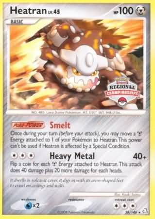 Heatran - 30/146 - Promo (Regional Championships 2008-09) available at 401 Games Canada