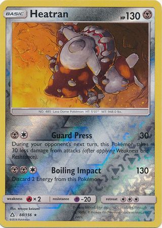 Heatran - 88/156 - Holo Rare - Reverse Holo available at 401 Games Canada