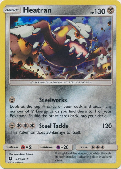 Heatran - 98/168 - Holo Rare available at 401 Games Canada