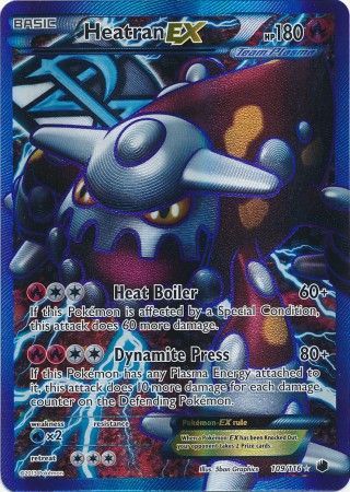 Heatran EX - 109/116 - Full Art Ultra Rare available at 401 Games Canada