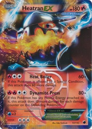 Heatran EX - 13/116 - Ultra Rare available at 401 Games Canada