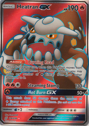 Heatran GX - 216/236 - Full Art Ultra Rare available at 401 Games Canada