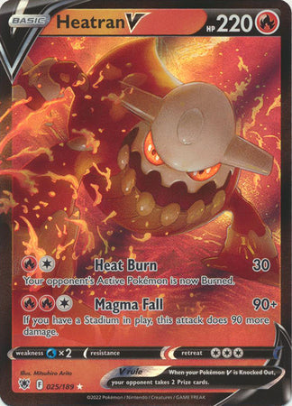 Heatran V - 025/189 - Ultra Rare available at 401 Games Canada