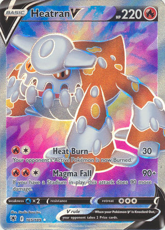Heatran V - 165/189 - Full Art Ultra Rare available at 401 Games Canada