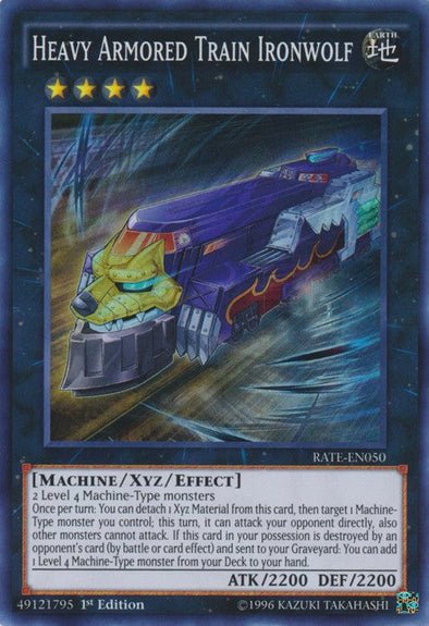 Heavy Armored Train Ironwolf - RATE-EN050 - Super Rare - 1st Edition available at 401 Games Canada