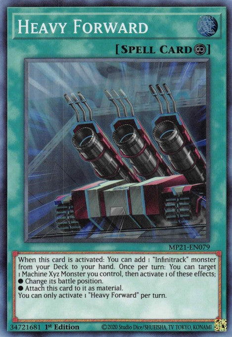 Heavy Forward - MP21-EN079 - Super Rare - 1st Edition available at 401 Games Canada