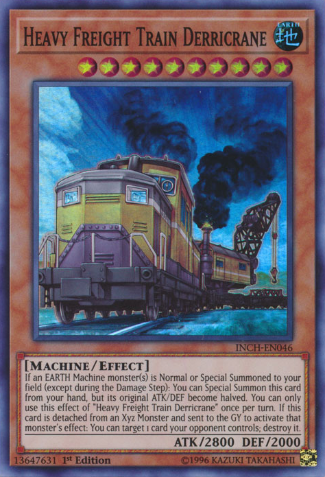 Heavy Freight Train Derricrane - INCH-EN046 - Super Rare - 1st Edition available at 401 Games Canada