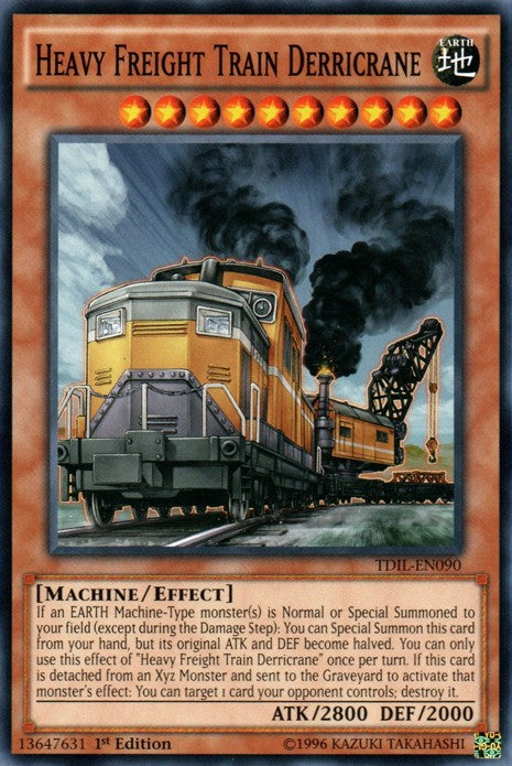 Heavy Freight Train Derricrane - TDIL-EN090 - Common - 1st Edition available at 401 Games Canada