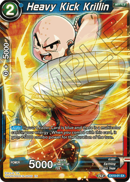 Heavy Kick Krillin - EX10-01 - Expansion Rare available at 401 Games Canada