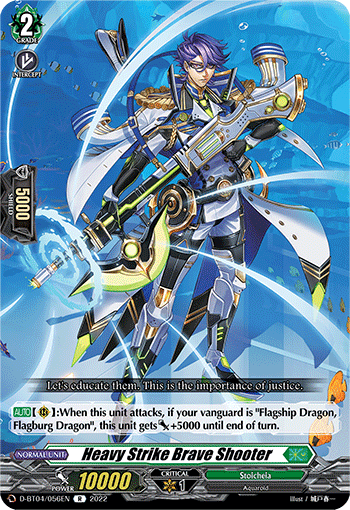 Heavy Strike Brave Shooter - D-BT04/056 - Rare available at 401 Games Canada