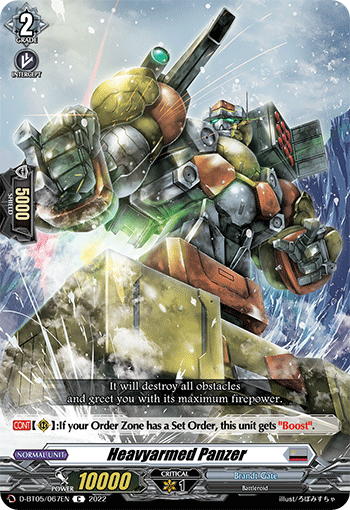 Heavyarmed Panzer - D-BT05/067 - Common available at 401 Games Canada