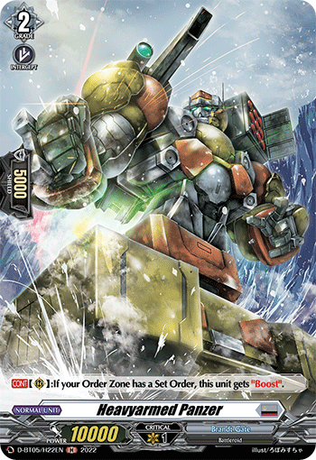 Heavyarmed Panzer - D-BT05/H22 - Holo Rare available at 401 Games Canada