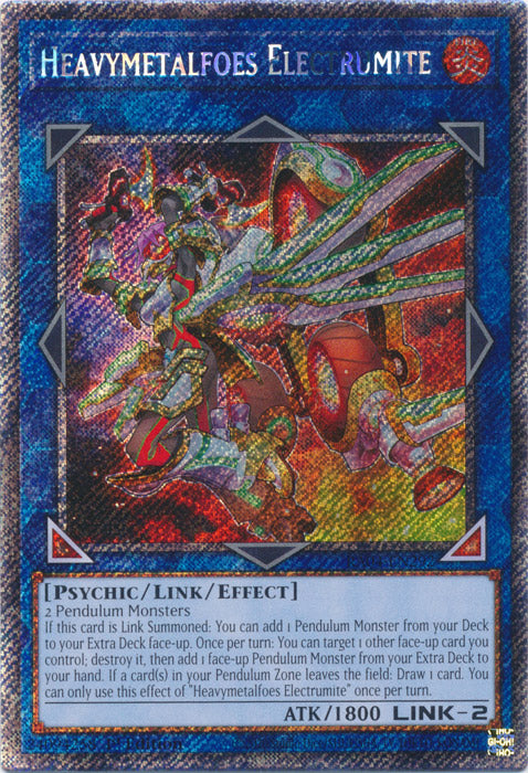 Heavymetalfoes Electrumite (Platinum Secret Rare) - RA04-EN292 - Platinum Secret Rare - 1st Edition