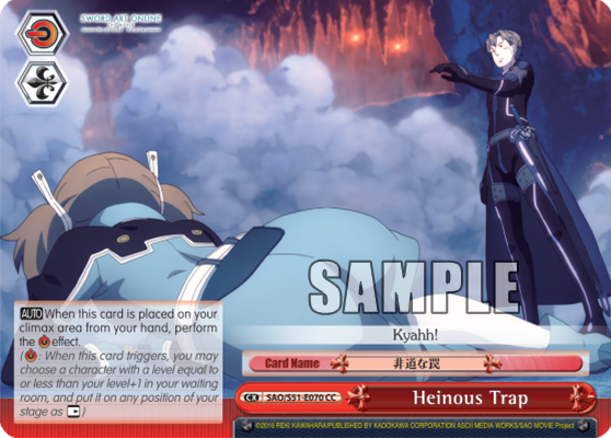 Heinous Trap - SAO/S51-E070 - Climax Common available at 401 Games Canada