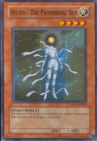 Helios - The Primordial Sun - WC6-EN002 - Super Rare available at 401 Games Canada