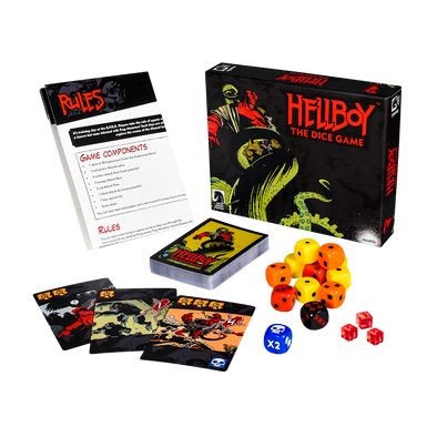 Hellboy: The Dice Game available at 401 Games Canada