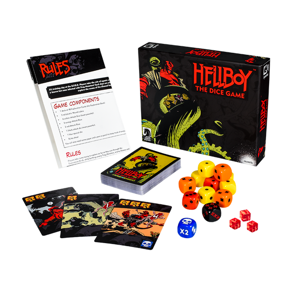 Hellboy: The Dice Game available at 401 Games Canada