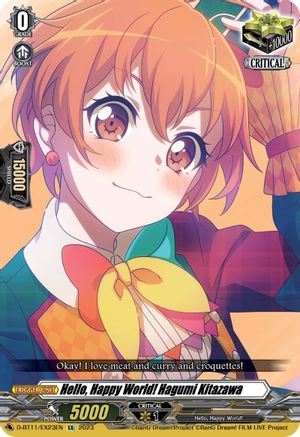 Hello, Happy World! Hagumi Kitazawa - D-BT11/EX23EN - Extra Rare available at 401 Games Canada