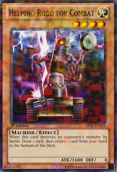 Helping Robo for Combat - BP02-EN019 - Mosaic Rare - 1st Edition available at 401 Games Canada