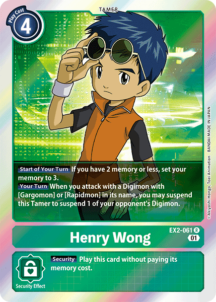 Henry Wong - EX2-061 - Rare available at 401 Games Canada