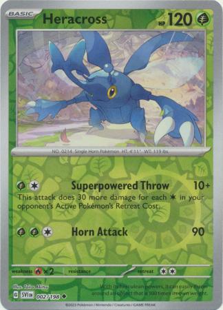 Heracross - 002/198 - Uncommon - Reverse Holo available at 401 Games Canada