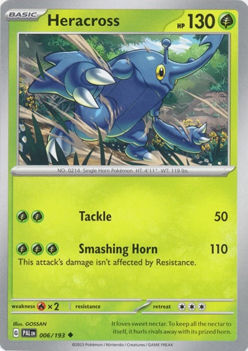 Heracross - 006/193 - Uncommon available at 401 Games Canada