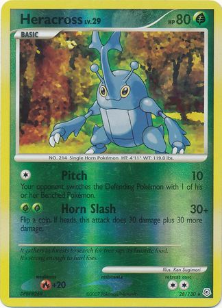 Heracross - 28/130 - Rare - Reverse Holo available at 401 Games Canada