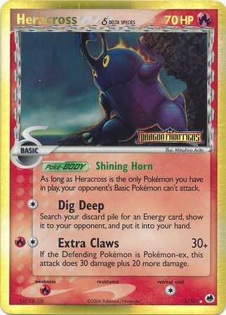 Heracross - 3/101 - Holo Rare - Reverse Holo available at 401 Games Canada