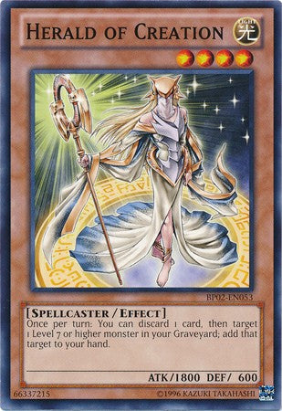Herald of Creation - BP02-EN053 - Common - Unlimited available at 401 Games Canada