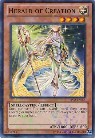 Herald of Creation - BP02-EN053 - Mosaic Rare - Unlimited available at 401 Games Canada