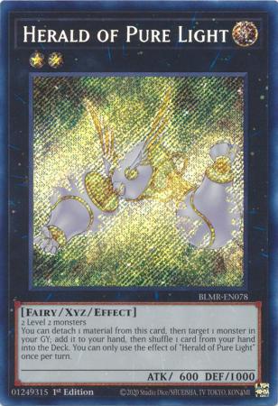 Herald of Pure Light - BLMR-EN078 - Secret Rare - 1st Edition available at 401 Games Canada